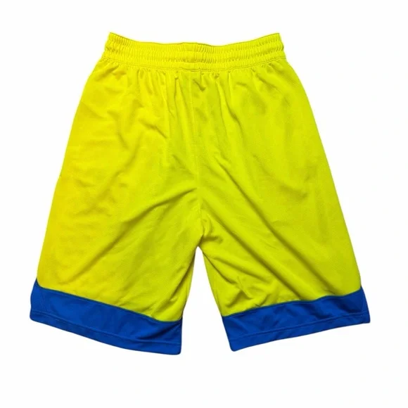 Nike Men’s Dri-Fit Icon Yellow and Black Basketball Shorts - Picture 4 of 5